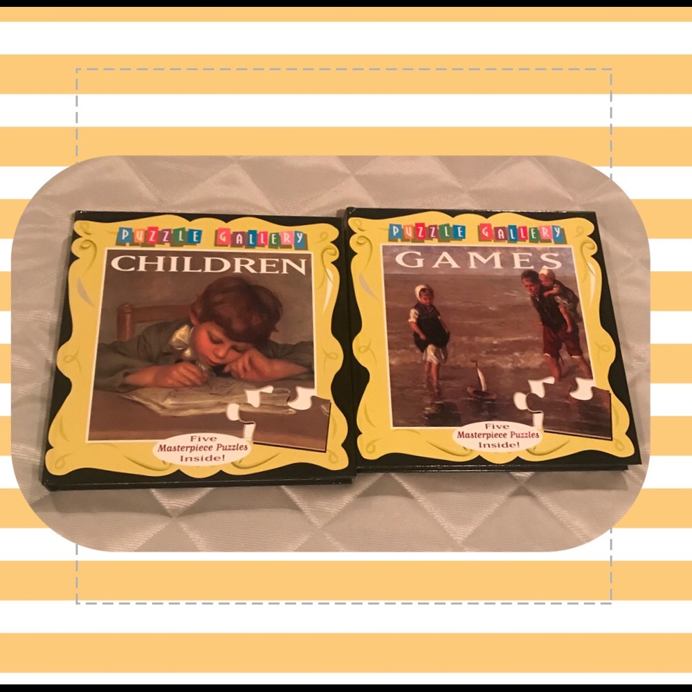 Set of 2 Artist Masterpiece Puzzle Books